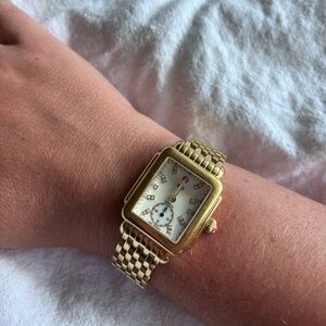 Gold Michele Watch